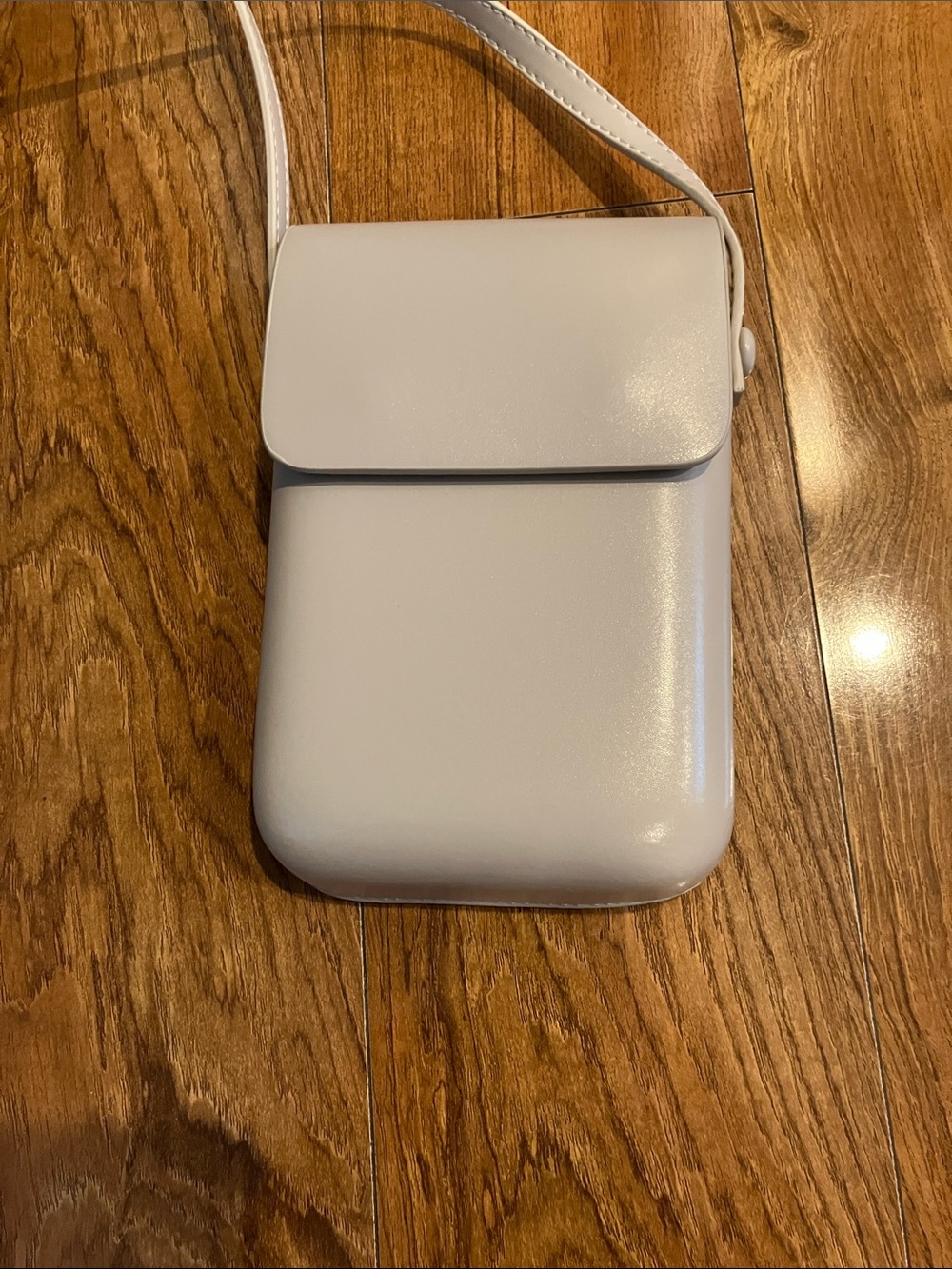 Sleek Light Taupe/Greige Crossbody /Phone Pouch